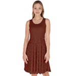 Repeating Patte C4ecc-modified Echo Arab 3 Knee Length Skater Dress With Pockets