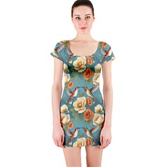 Short Sleeve Bodycon Dress Front Short Sleeve Bodycon Dress Front