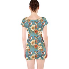 Short Sleeve Bodycon Dress Back Short Sleeve Bodycon Dress Back