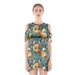 Pattern Of Hummi Eea15-modified Lorelei Shoulder Cutout One Piece Dress