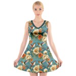 Pattern Of Hummi Eea15-modified Lorelei V-Neck Sleeveless Dress