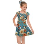 Pattern Of Hummi Eea15-modified Lorelei Kids  Cap Sleeve Dress