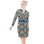 Pattern Of Hummi Eea15-modified Lorelei Button Long Sleeve Dress