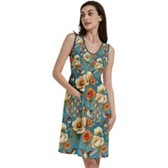 Sleeveless Dress With Pocket 