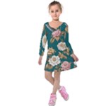 080f6de5-096e-4225-a1a8-67987f606164imagemarker Lorelei Kids  Long Sleeve Velvet Dress
