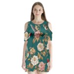 080f6de5-096e-4225-a1a8-67987f606164imagemarker Lorelei Shoulder Cutout Velvet One Piece