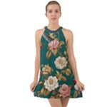 080f6de5-096e-4225-a1a8-67987f606164imagemarker Lorelei Halter Tie Back Chiffon Dress