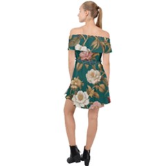 Off Shoulder Chiffon Dress 