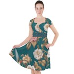 080f6de5-096e-4225-a1a8-67987f606164imagemarker Lorelei Cap Sleeve Midi Dress