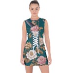 080f6de5-096e-4225-a1a8-67987f606164imagemarker Lorelei Lace Up Front Bodycon Dress