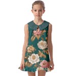 080f6de5-096e-4225-a1a8-67987f606164imagemarker Lorelei Kids  Pilgrim Collar Ruffle Hem Dress