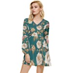 080f6de5-096e-4225-a1a8-67987f606164imagemarker Lorelei Tiered Long Sleeve Mini Dress