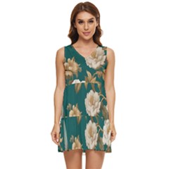 Tiered Sleeveless Mini Dress 