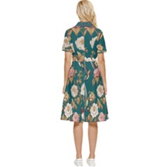 Button Top Knee Length Dress 