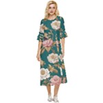 080f6de5-096e-4225-a1a8-67987f606164imagemarker Lorelei Double Cuff Midi Dress