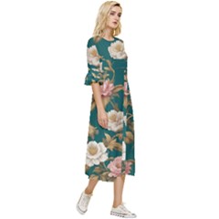 Double Cuff Midi Dress 