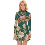 080f6de5-096e-4225-a1a8-67987f606164imagemarker Lorelei Long Sleeve Velour Longline Dress
