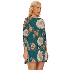 Long Sleeve Babydoll Dress 