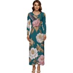 080f6de5-096e-4225-a1a8-67987f606164imagemarker Lorelei Long Sleeve Longline Maxi Dress