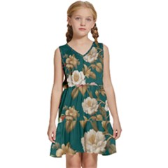 Kids  Sleeveless Tiered Mini Dress 