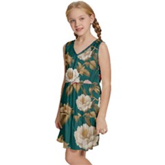 Kids  Sleeveless Tiered Mini Dress 