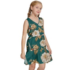 Kids  Sleeveless Tiered Mini Dress 