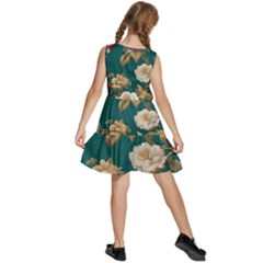 Kids  Sleeveless Tiered Mini Dress 