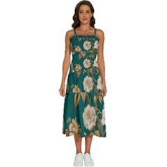 Sleeveless Shoulder Straps Boho Dress 