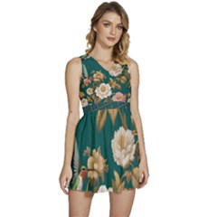 Sleeveless High Waist Mini Dress 