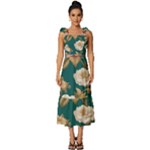 080f6de5-096e-4225-a1a8-67987f606164imagemarker Lorelei Tie-Strap Tiered Midi Chiffon Dress