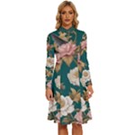 080f6de5-096e-4225-a1a8-67987f606164imagemarker Lorelei Long Sleeve Shirt Collar A-Line Dress