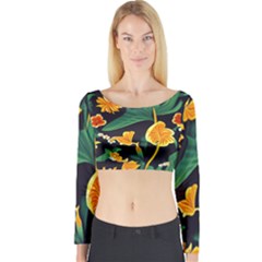 Long Sleeve Crop Top 