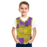 Plaid Purple And 02f5b (1) Kids  Basketball Tank Top