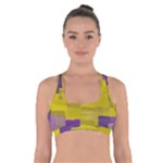 Plaid Purple And 02f5b (1) Cross Back Sports Bra