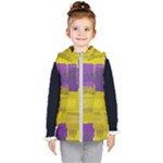 Plaid Purple And 02f5b (1) Kids  Hooded Puffer Vest