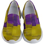 Plaid Purple And 02f5b (1) Kids Lightweight Slip Ons