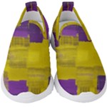 Plaid Purple And 02f5b (1) Kids  Slip On Sneakers