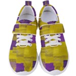 Plaid Purple And 02f5b (1) Women s Velcro Strap Shoes