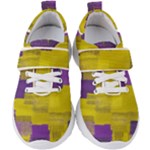 Plaid Purple And 02f5b (1) Kids  Velcro Strap Shoes