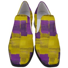 Women Slip On Heel Loafers 