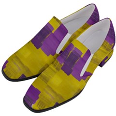 Women Slip On Heel Loafers 