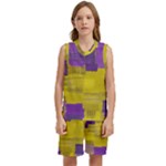 Plaid Purple And 02f5b (1) Kids  Basketball Mesh Set