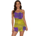 Plaid Purple And 02f5b (1) 2-in-1 Flare Activity Dress