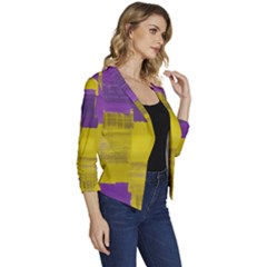 Women s Casual 3/4 Sleeve Spring Jacket 