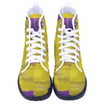 Plaid Purple And 02f5b (1) Kid s High-Top Canvas Sneakers