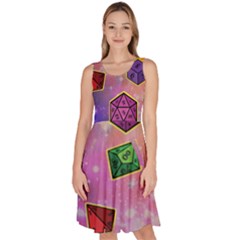 Knee Length Skater Dress With Pockets 