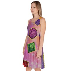Knee Length Skater Dress With Pockets 