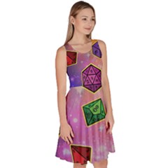 Knee Length Skater Dress With Pockets 