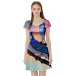 Bluebird Short Sleeve Skater Dress