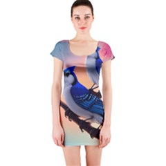 Short Sleeve Bodycon Dress Front Short Sleeve Bodycon Dress Front